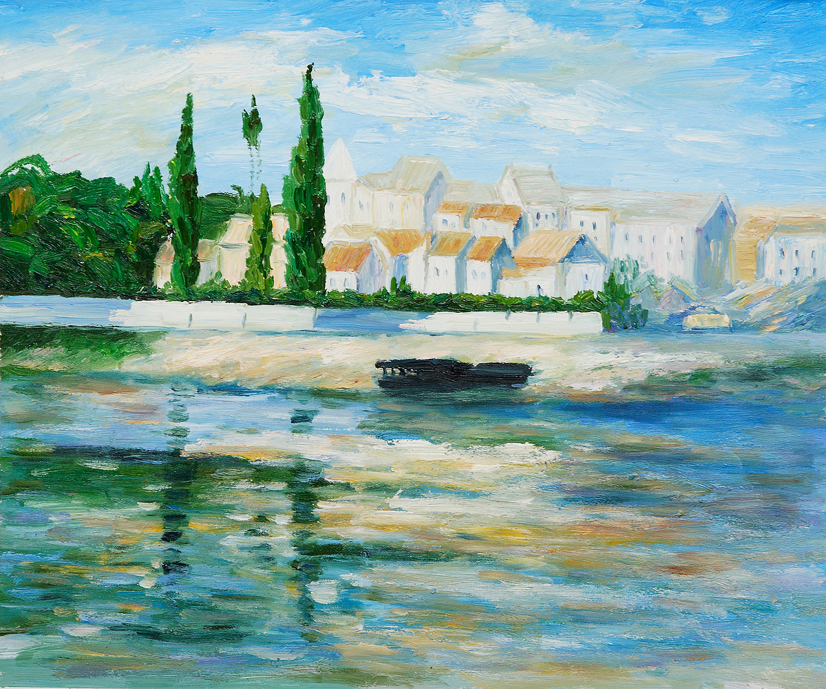 Carrieres Saint Dennis by Claude Monet